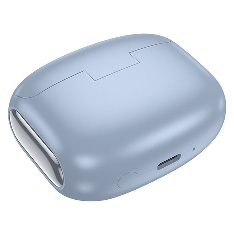 HOCO słuchawki bezprzewodowe bluetooth z ekranem dotykowym TWS ANC + ENC EQ21 niebieskie