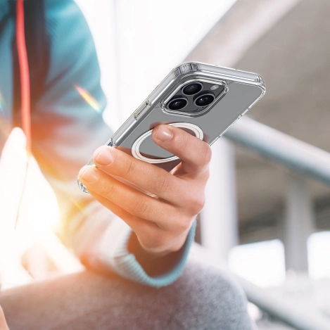 Dux Ducis Clin Mag Hülle mit MagSafe für iPhone 16 Pro – transparent