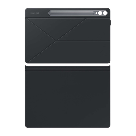 Etui z klapką i podstawką do Samsung Galaxy Tab S9+ Smart Book Cover - białe