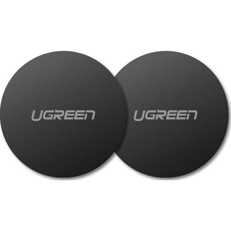 Ugreen 2x metalowe płytki płytka do uchwytów magnetycznych na telefon czarny (30836)