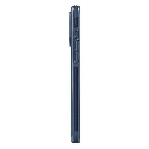 Uniq Combat iPhone 15 Pro 6,1&quot; Hülle Magclick Charging blau/rauchblau