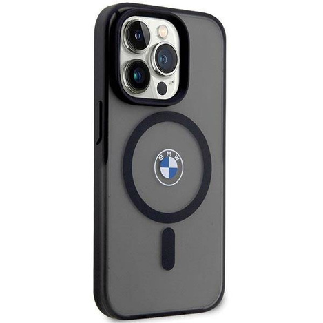 Case BMW BMHMP14LDSLK iPhone 14 Pro 6.1&quot; black/black hardcase Signature MagSafe