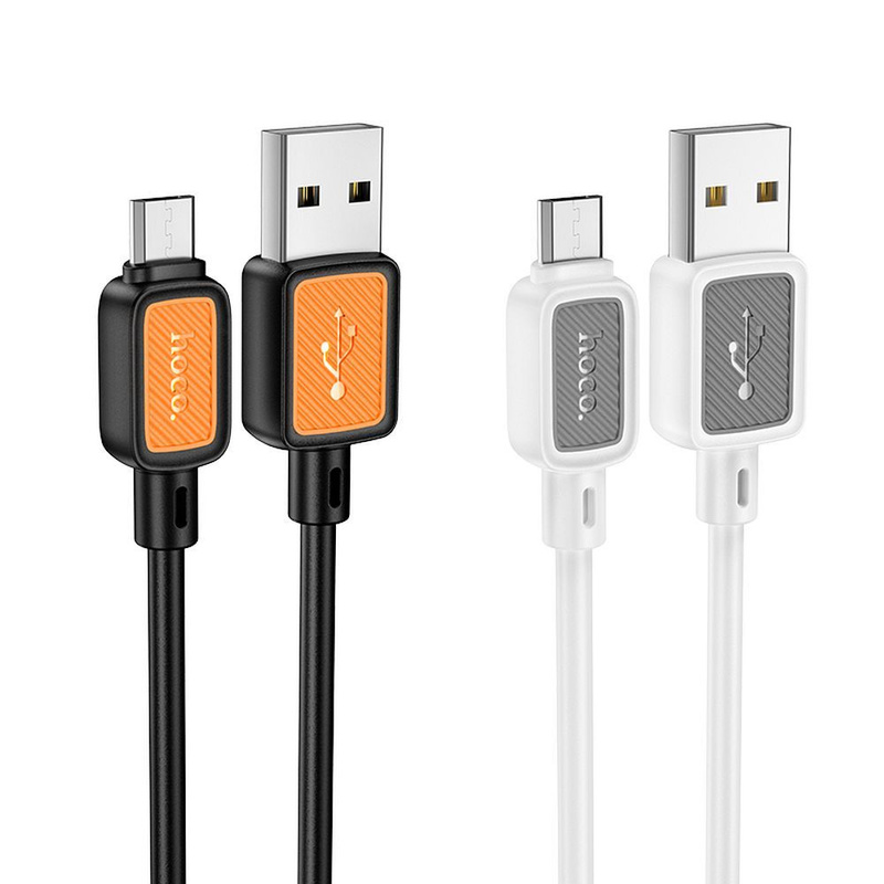 HOCO kabel USB A do Micro USB 2,4A X108 1 m czarny
