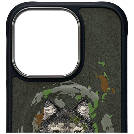 Etui Nimmy Wilk MagSafe do iPhone 16 Pro  ciemnoszary