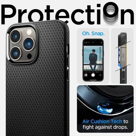 Spigen LIQUID AIR IPHONE 14 PRO MATTSCHWARZ