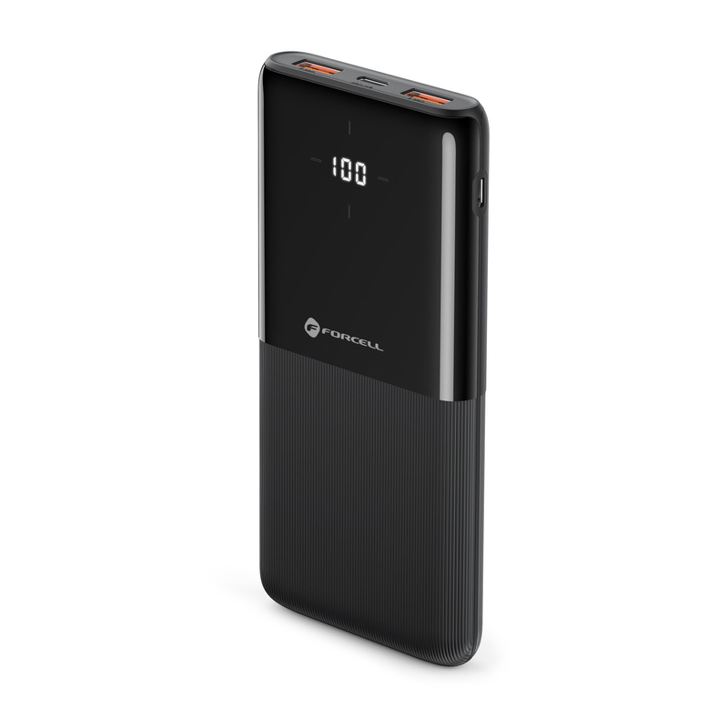 FORCELL Powerbank F-Energy P10k1 PD 20W QC 10 0000mah czarny