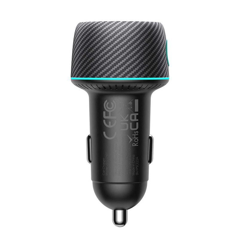 Ładowarka samochodowa 60W USB-C USB-A Joyroom JR-CCN01 | czarna