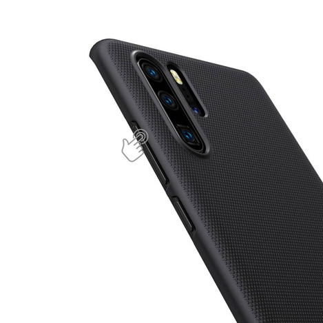 Nillkin Super Frosted Shield wzmocnione etui pokrowiec + podstawka Huawei P30 Pro czarny