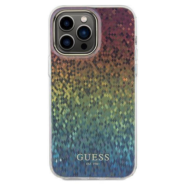 Guess nakładka do iPhone 13 Pro 6,1&quot; GUHCP13LHDECMI HC IML FACETED MIRROR DISCO IRIDESCENT