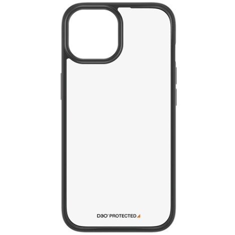 Etui PanzerGlass ClearCase na iPhone 15 z certyfikatem Military Grade - przezroczysto-czarne