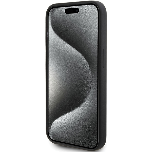 Karl Lagerfeld Silicone Karl Script case for iPhone 15 Pro - black