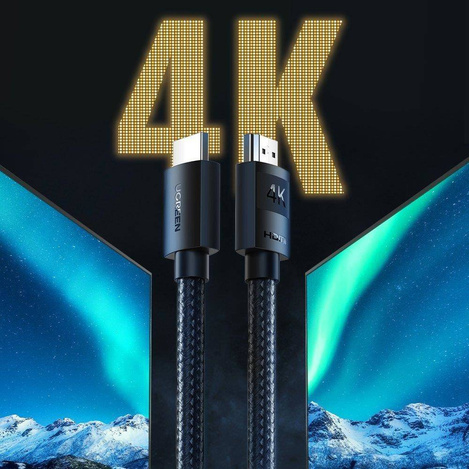 Ugreen kabel HDMI 2.0 - HDMI 2.0 4K 1m czarny (HD119 30999)