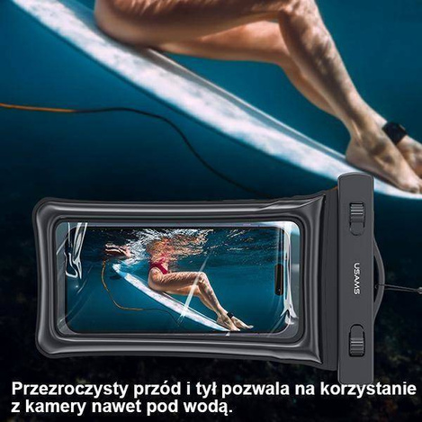 Etui 7" USAMS Waterproof Case (YD011) transparentne