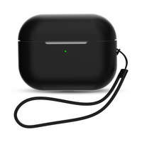 Silikonhülle für AirPods Pro 2 / AirPods Pro 1 + Handschlaufe - Schwarz