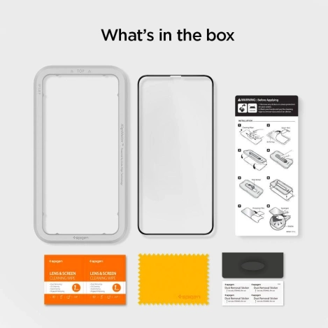 Szkło Hartowane Spigen Alm Glass Fc Iphone 11 Black