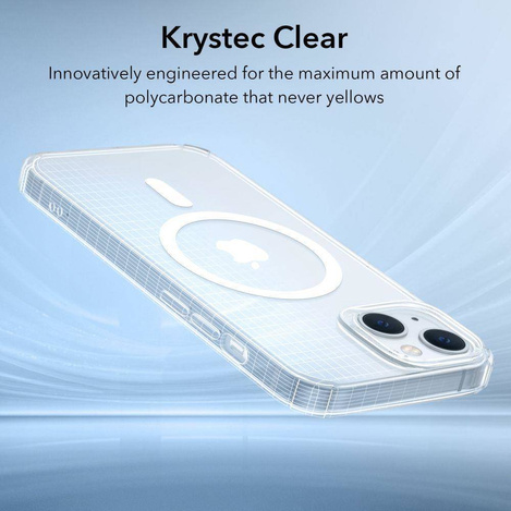 Etui IPHONE 14 PLUS ESR Krystec Halolock MagSafe transparentne