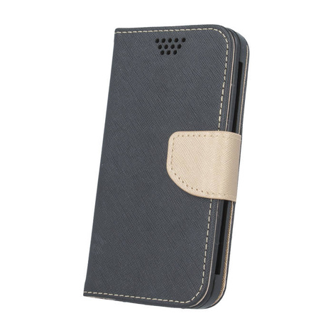 Etui Smart Universal Fancy Silicon 5,5&quot; 87x159 czarno-złoty