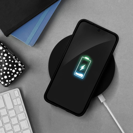 Etui do Samsung S24+ (Plus) czarne + Szkło na ekran + Szkło na aparat	