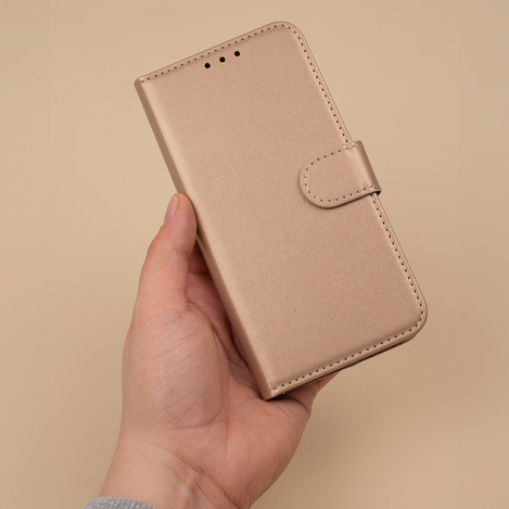 Etui Smart Classic do iPhone 16 6,1" złote
