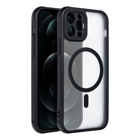 Futerał Full Matte Mag Cover kompatybilny z MagSafe do IPHONE 12 PRO czarny