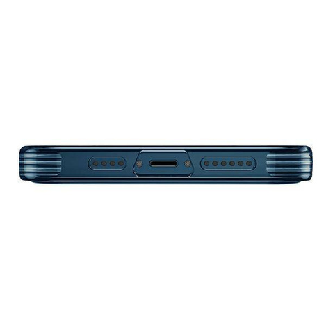 UNIQ etui Air Fender iPhone 12 Pro Max 6,7" niebieski/nautical blue