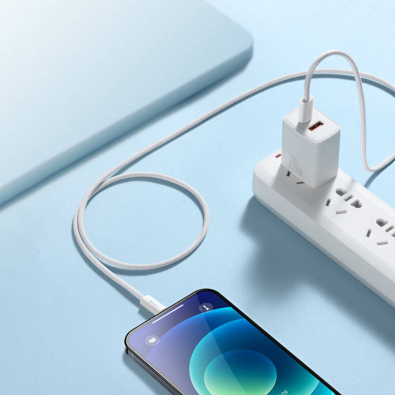 Baseus Dynamic kabel USB Typ C - Lightning Power Delivery 20W 2m  biały (CALD000102)