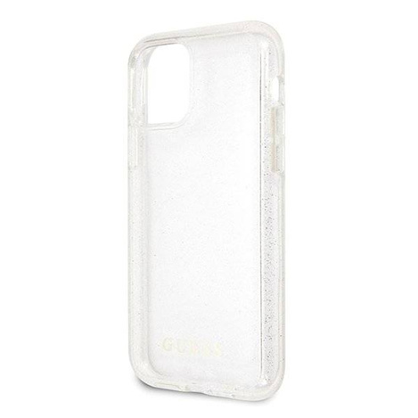 Guess Glitter Case - Etui iPhone 11 Pro (Silver)