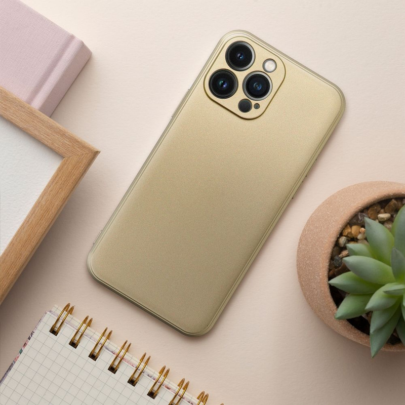 Futerał METALLIC do IPHONE 15 PRO MAX złoty