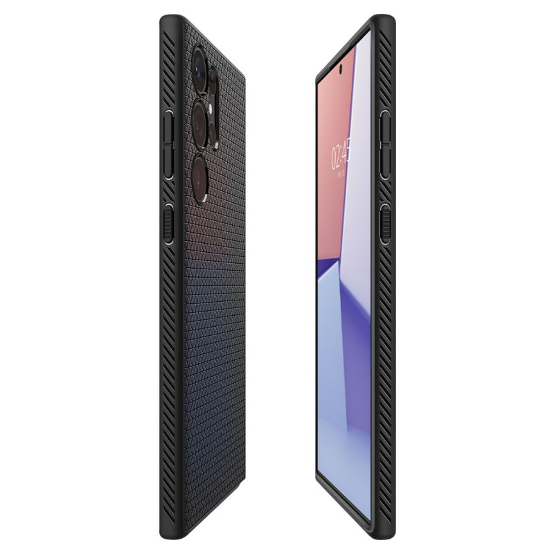 Spigen LIQUID AIR GALAXY S23 ULTRA MATT SCHWARZ