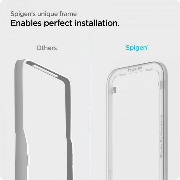 Spigen szkło hartowane ALM Glass FC 2-pack do iPhone 13 / 13 Pro czarne