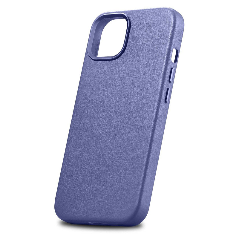 iCarer Case Leather genuine leather case for iPhone 14 Plus hellviolett () (MagSafe compatible)