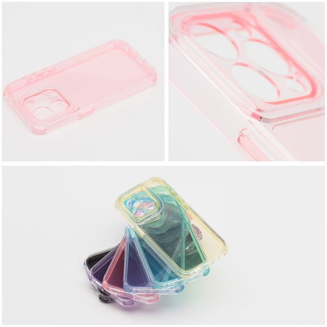 Futerał MATRIX CLEAR do IPHONE 15 Pro Max pudrowy róż