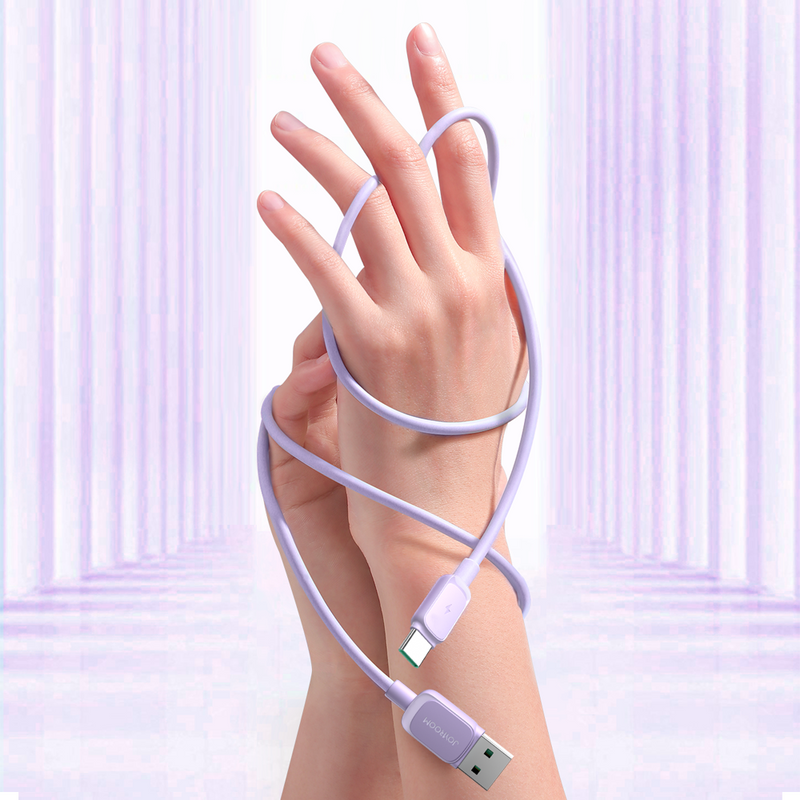 USB cable - USB C 3A 1.2m Joyroom S-AC027A14 - purple