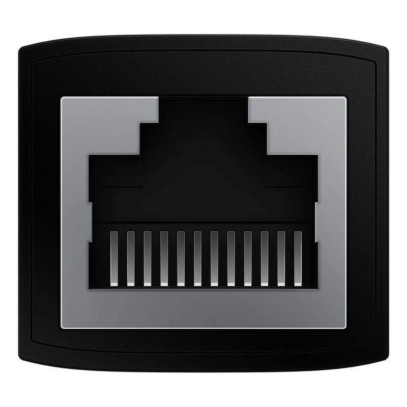 Netzwerkanschluss Baseus AirJoy Series RJ-45 Ethernet-Kabelanschluss 1 Stück - Schwarz