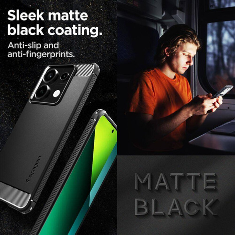Etui XIAOMI REDMI NOTE 13 PRO 5G / POCO X6 5G Spigen Rugged Armor Matte czarne