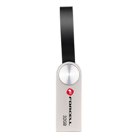 Pendrive 32GB USB 3.2 Gen 1 (USB A) Forcell F-Data Metal srebrny