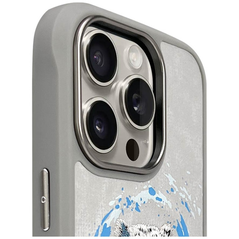 Etui Nimmy Pantera MagSafe do iPhone 16   Pro Max jasnoszary