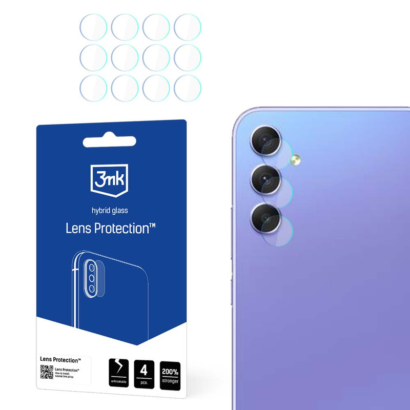 3MK Lens Protect Sam A35/A55 5G Ochrona na obiektyw aparatu 4szt