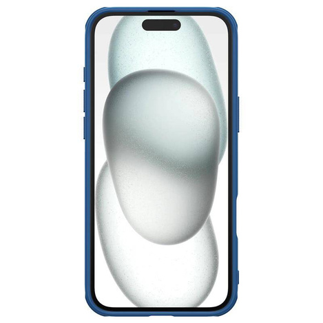 Nillkin Super Frosted Shield Pro Hülle für iPhone 16 – blau
