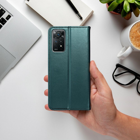 Kabura SMART MAGNETO do MOTOROLA G55 5G ciemnozielony
