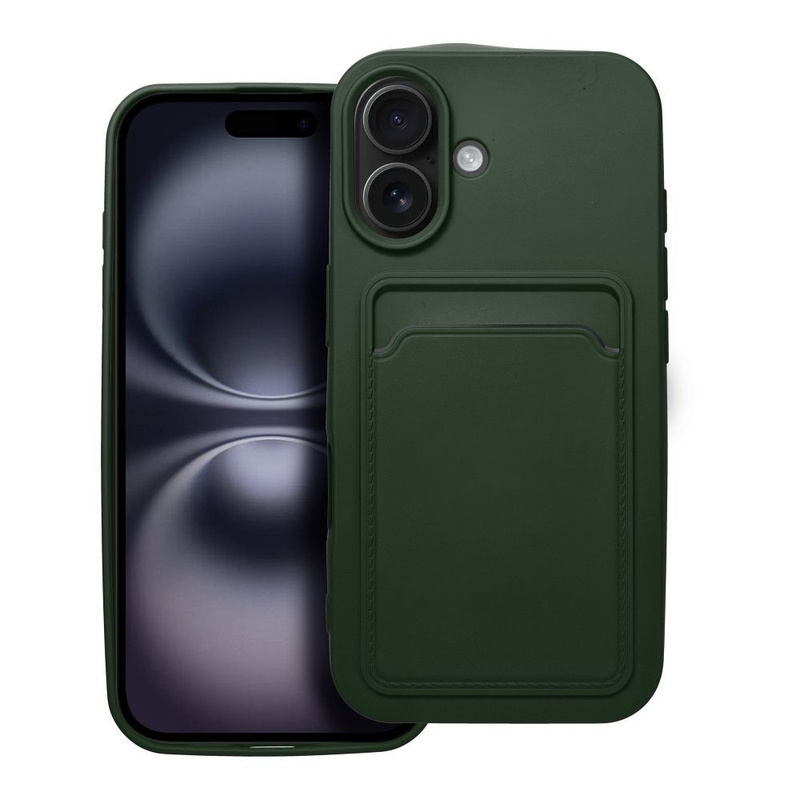 Futerał CARD CASE do IPHONE 16 zielony