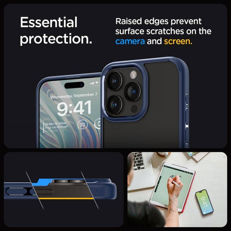 Spigen Ultra Hybrid iPhone 16 Pro Max navy blue/granatowy ACS07997