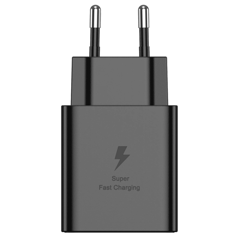 JELLICO wall charger EU45 GaN PD 45W 1xUSB-C + cable USB-C - USB-C Black