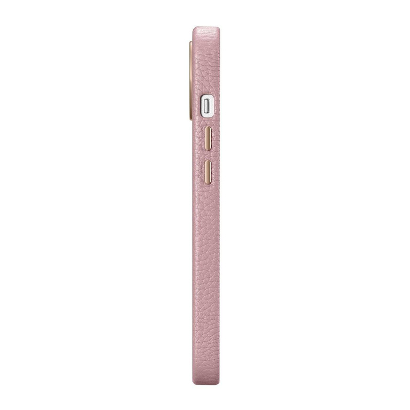 iCarer Case Leather genuine leather case for iPhone 14 Plus rosa (WMI14220711-PK) (MagSafe compatible)