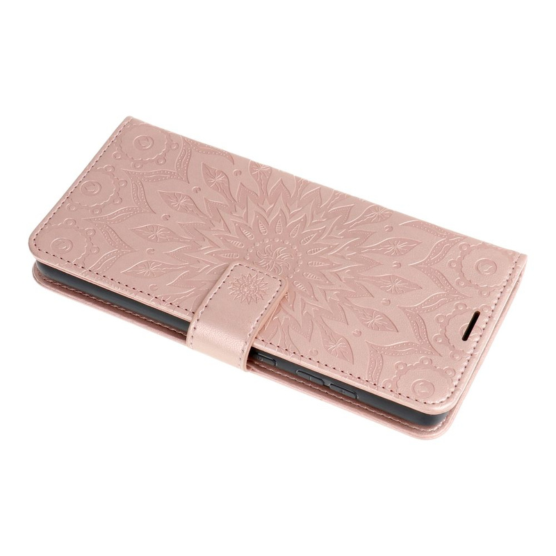 Kabura MEZZO Book do IPHONE 16 Plus mandala złoty róż