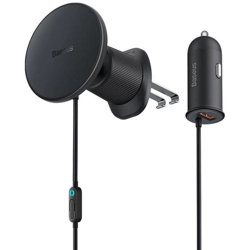 Baseus CW01 MagSafe 15W USB 25W induktives Autoladegerät - Schwarz