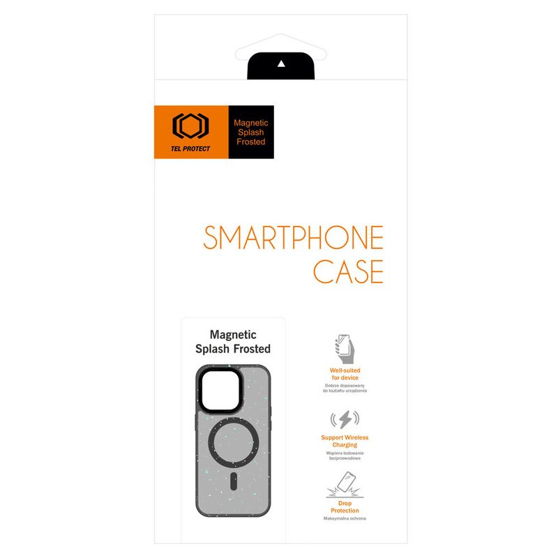 Tel Protect Magnetic Splash Frosted Case do Iphone 15 Czarny