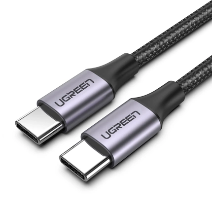 Kabel USB-C do USB-C 3.1 PD UGREEN Power Delivery 60W 1,5m (czarny)