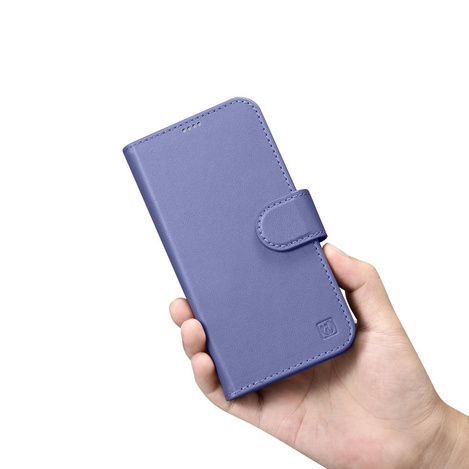 iCarer Wallet Case 2in1 iPhone 14 Pro Flip Leather Cover Anti-RFID Light Violet (WMI14220726-LP)