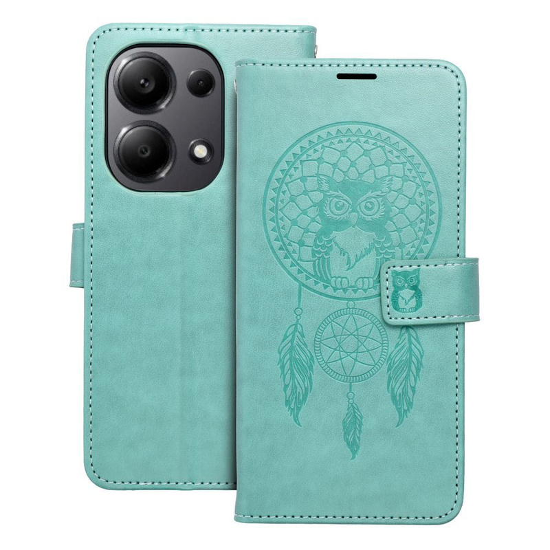 Kabura MEZZO Book do XIAOMI Redmi NOTE 13 PRO 4G łapacz snów zielony